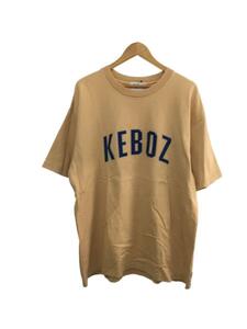 Keboz◆Tシャツ/L/コットン/BEG/プリント