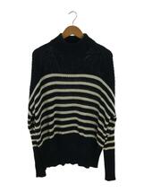 L’Appartement(L’Appartement DEUXIEME CLASSE)◆18FW/アゼBorder Knit/セーター(厚手)/one/コットン/NVY/ボーダー_画像1