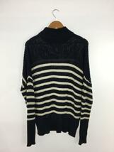 L’Appartement(L’Appartement DEUXIEME CLASSE)◆18FW/アゼBorder Knit/セーター(厚手)/one/コットン/NVY/ボーダー_画像2