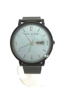 TED BAKER◆クォーツ腕時計/アナログ/ステンレス/BLK/BLK/TE15196014