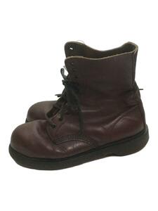 Dr.Martens◆MADE IN ENGLAND/10ホールブーツ/BRW/レザー