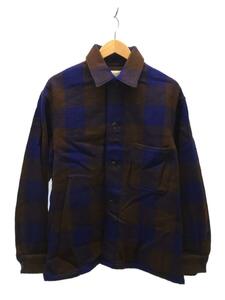 LEMAIRE◆PYJAMA SHIRT/長袖シャツ/M/ウール/BLU/チェック/4069907302