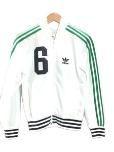 adidas◆ジャージ/XS/ポリエステル/WHT/938005/ベッケンバウアー