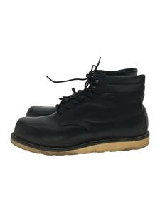 RED WING*97 year made / feather tag / race up boots /US9.5/ with :D/ black / leather /USA made /206