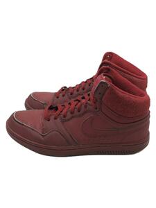 NIKE◆COURT FORCE HI ND/コートフォースハイ/ボルドー/457701-660/27.5cm/BRD/レザ