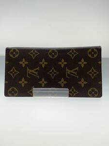 LOUIS VUITTON◆長財布/PVC/BRW/モノグラム/メンズ