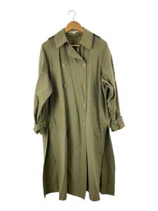 STELLAMcCARTNEY* side slit trench coat /34/ cotton /KHK/ plain /466937SIA50-1