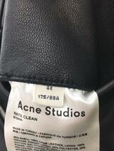 Acne Studios(Acne)◆ダブルライダースジャケット/44/レザー/BLK/無地_画像4