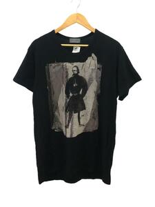 yohji yamamoto POUR HOMME◆Tシャツ/3/コットン/BLK/HZ-T89-993