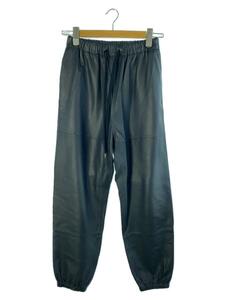 pelleq/ Pele k/21SS/EASY TROUSERS/34/ sheep leather /NVY/ plain /PT0303-WS21