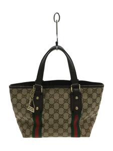 GUCCI◆トートバッグ_シェリー_GGキャンバス/キャンバス/BEG