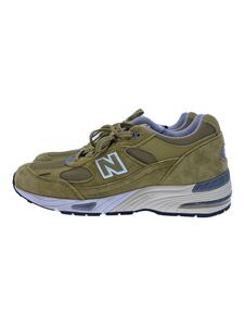 NEW BALANCE◆ローカットスニーカー/US10/KHK/モスグリーン/スウェード/M991GGW/MADE in England