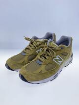 NEW BALANCE◆ローカットスニーカー/US10/KHK/モスグリーン/スウェード/M991GGW/MADE in England_画像2