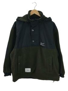 WTAPS◆21AW EAVES JACKET BOA/フリースジャケット/1/ポリエステル/カーキ/アウター/トップス/