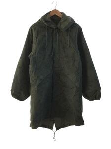 US.ARMY◆モッズコート/S/コットン/GRN/80s/CAMOUFLAGE PARKA with LINER FISHTAIL/