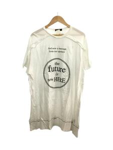 DIESEL◆Tシャツ/the future is now here/XS/コットン/WHT/プリント/T-DIEGO-YD