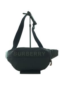 BURBERRY◆ウエストバッグ/ナイロン/BLK/8025668