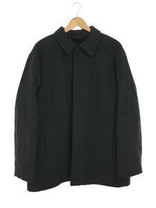 J.CREW◆ステンカラーコート/L/ウール/BLK/無地