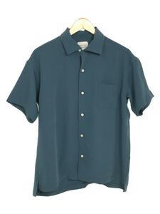 UNITED TOKYO* satin open color shirt / short sleeves shirt /1/ polyester /BLU/408102004