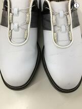 FOOTJOY◆ゴルフシューズ/ローカットスニーカー/24.5cm/WHT_画像6