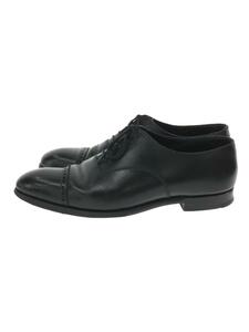 CROCKETT&JONES◆シューズ/UK7.5/BLK/レザー