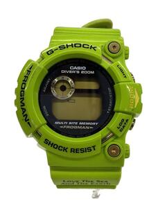 CASIO◆ソーラー腕時計・G-SHOCK/デジタル/ラバー/GRN/GRN