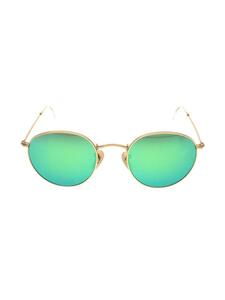 Ray-Ban ◆ Солнцезащитные очки/Roundmetal/Dear Crop/Gld/Grn/Gold/Green/Men/RB3447