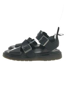 Dr.Martens◆サンダル/UK8/BLK/レザー/AW006