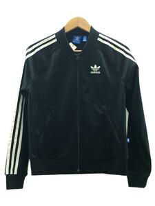 adidas◆WMNS SST TRACK TOP/ジャケット/L/ポリエステル/BLK/BK5931