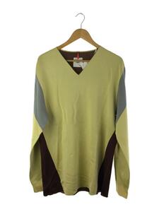 OAMC(OVER ALL MASTER CLOTH)◆Primary V-Neck Sweater/セーター/M/ビスコース/イエロー