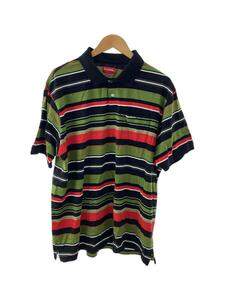 Supreme◆ポロシャツ/XL/コットン/マルチカラー/ボーダー/23SS/Multi Stripe Polo/胸ポケット