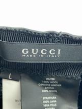 GUCCI◆ニットキャップ/-/ウール/BLK/レディース_画像4