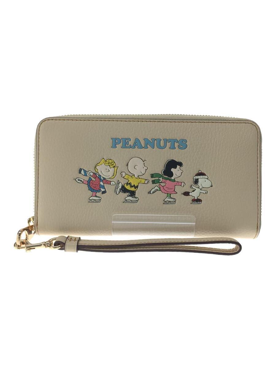COACH◆長財布/-/BEG/レディース/CF219