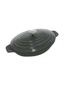 Staub◆Staub/オーバルホットプレート/23cm/0.8L/2.35kg/中古品