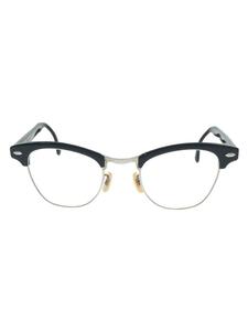 白山眼鏡店◆メガネ/ブロウ/プラスチック/BLK/CLR/メンズ