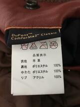 Schott◆MA-1/ComforMax Classic/レザージャケット・ブルゾン/S/羊革/BRW/3141025_画像4