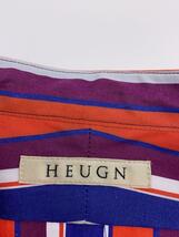 HEUGN◆長袖シャツ/1/コットン/RED/ストライプ/SHIRT062_画像3