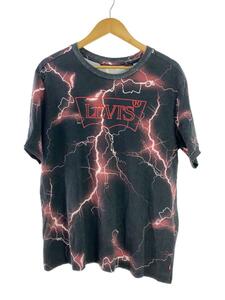 Levi’s◆Tシャツ/M/コットン/BLK/総柄