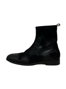 JIMMY CHOO* side Zip boots /41.5/BLK/ suede /122ALBERT