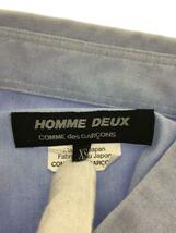 COMME des GARCONS HOMME DEUX◆長袖シャツ/XS/コットン/ブルー/DD-B022_画像3