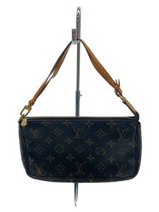 LOUIS VUITTON◆1)ポシェット・アクセソワール_モノグラム・キャンバス_BRW/PVC/BRW