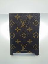 LOUIS VUITTON◆クーヴェルテュール・パスポール_モノグラム_BRW/レザー/BRW/レディース_画像1