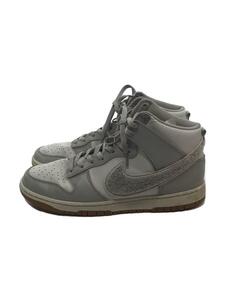 NIKE◆DUNK HI RETRO UNIVERSITY_ダンク ハイ レトロ ユニバーシティ/29cm/GRY