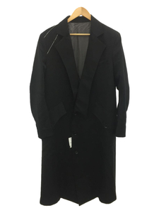 sulvam◆21AW/Silver Line Gabardine Coat/S/ポリエステル/ブラック/SO-C01-100