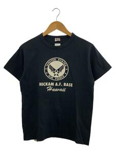 Buzz Rickson’s◆Tシャツ/-/コットン/BLK/無地