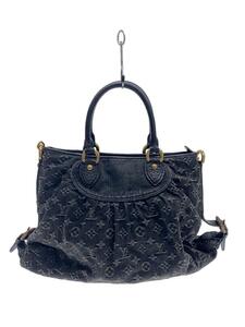 LOUIS VUITTON◆ネオ・カビィMM_モノグラム・デニム_BLK/デニム//M95351