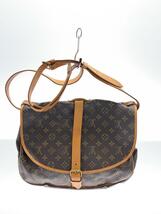 LOUIS VUITTON◆1)ソミュール35_モノグラム・キャンバス_BRW/PVC/BRW/M42254/※ベルト部分劣化有_画像3