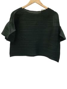 PLEATS PLEASE ISSEY MIYAKE◆23ss/TOUR/半袖カットソー/3/ポリエステル/GRN/PP31-JK451