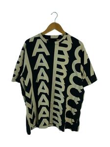 MARC JACOBS◆23SS/MONOGRAM BIG TEE/OS/コットン/BLK/総柄/C602P26SP22