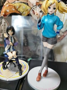 中古　開封品　SHIROBAKO　矢野エリカ　安原絵麻　2体セット　フィギュア